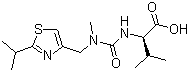 S)-2-(3-((2-Isopropylthiazol-4-yl)methyl)-3-methylureido)-3-methylbutanoic acid