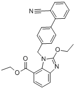 Ethyl 1-((2-cyano-[1,1-biphenyl]-4-yl)methyl)-2-ethoxy-1H-benzo[d]imidazole-7-carboxylate