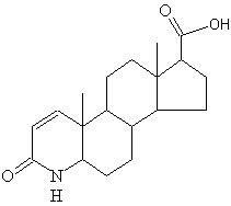 3-keto-4-aza-androstan-17β-5α-acid-1-ene