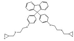 9,9-Bis[4-(2-oxiranemethyloxyethyloxy)phenyl]fluorene