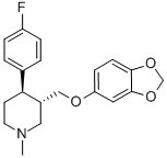 (3S,4R)-3-(3,4-Methylene-dioxyphenoxy-methyl)-4-(4-fluorophenyl)-N-methylpiperidine