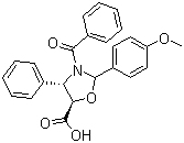 (4S,5R)-3-Benzoyl-2-(4-methoxyphenyl)-4-phenyl-5-oxazolidinecarboxylic acid