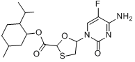 (2S,5R)-5-Fluoro cytosine-1-yl-[1,3]-oxathiolane-2-carboxylic acid menthyl ester (FCME)