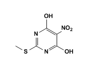 2-(Methylthio)-5-nitropyrimidine-4,6-diol