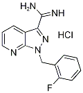 1-(2-Fluorobenzyl)-1H-pyrazolo[3,4-b]pyridine-3-carboximidamide hydrochloride