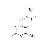 N-((4,6-dihydroxy-2-methylpyrimidin-5-yl)methylene)-N-methylmethanaminium chloride