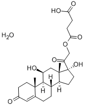 Hydrocortisone hemisuccinate hydrate