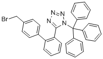 N-Triphenylmethyl-5-[(4-bromomethyl)biphenyl-2-yl]tetrazole