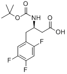 (3R)-3-[(1,1-Dimethylethoxycarbonyl)amino]-4-(2,4,5-trifluorophenyl)butanoic acid