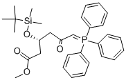 Methyl (3R)-3(tertbutyldimethylsilyloxy)-5-oxo-6-triphenylphosphoranylidenehexanoate