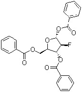 2-deoxy-2-fluoro-1,3,5-tri-o-benzoyl-d-ribofuranose