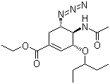 Ethyl(3R,4R,5S)-4-N-Acetamido-5-azido-3- (1-ethylpropoxy)-1-cyclohexene-1-carboxylate