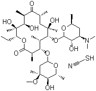 Erythromycin thiocyanate