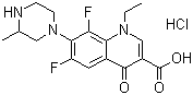 Lomefloxacin hydrochloride