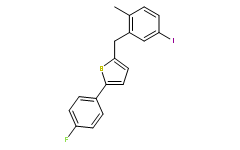 2-(4-Fluorophenyl)-5-[(5-iodo-2-methylphenyl)methyl]thiophene