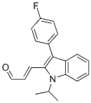 (2E)-3-[3-(4-Fluorophenyl)-1-(1-methylethyl)-1H-indol-2-yl]-2-propenal