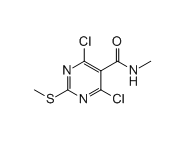 4,6-dichloro-N-methyl-2-(methylthio)pyrimidine-5-carboxamide