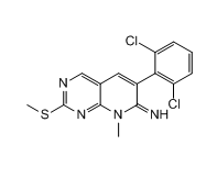 6-(2,6-dichlorophenyl)-8-methyl-2-(methylthio)pyrido[2,3-d]pyrimidin-7(8H)-imine