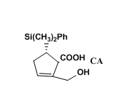 (5S)-5-(dimethyl(phenyl)silyl)-2-(hydroxymethyl)cyclopent-2-enecarboxylic acid