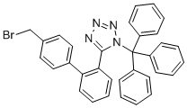 N-(Triphenylmethyl)-5-(4-bromomethylbiphenyl-2-yl-)tetrazole